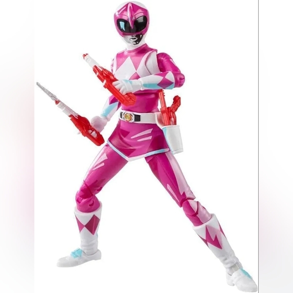 Power Rangers Lightning Collection Mighty Morphin Pink Ranger Action Figure NEW - Picture 8 of 8